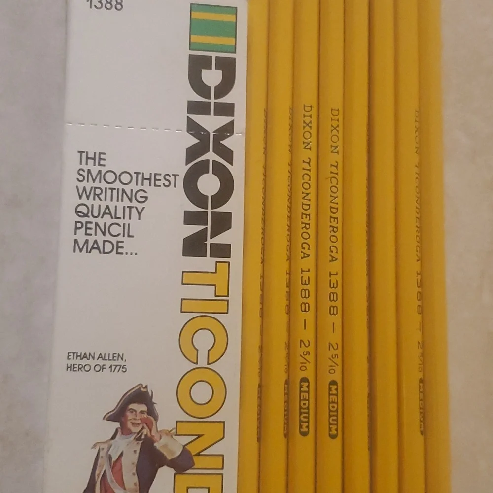Lot of 22 New Ticonderoga Pencils Various Sizes